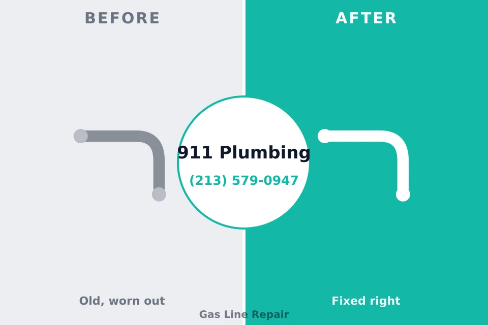 Before and after: plumbing repair North Olmsted, OH